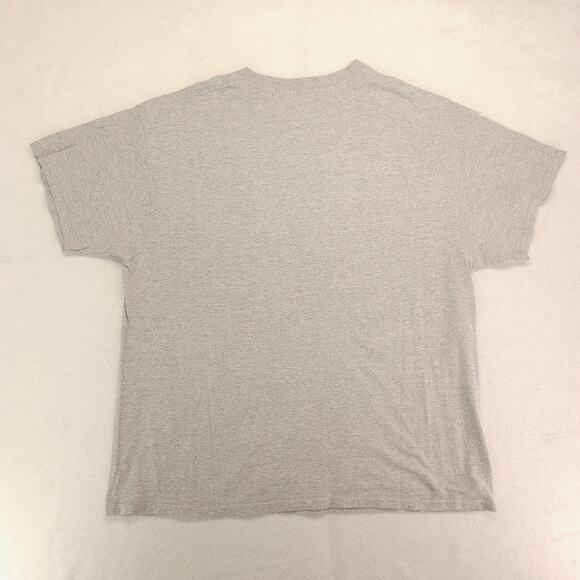 DOM Wolf Close Graphic Short Sleeve T Shirt Mens Size Extra Large XL Gray - Picture 9 of 9